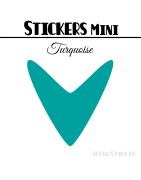 728 Flèches 0,8 cm - Stickers mini gommettes