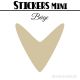 528 Flèches 1 cm - Stickers mini gommettes