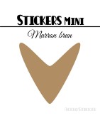 528 Flèches 1 cm - Stickers mini gommettes
