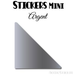 128 Triangles 2.4 cm - Stickers étiquettes gommettes