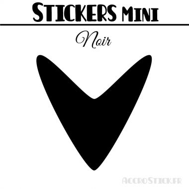 528 Flèches 1 cm - Stickers mini gommettes