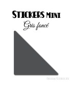 128 Triangles 2.4 cm - Stickers étiquettes gommettes