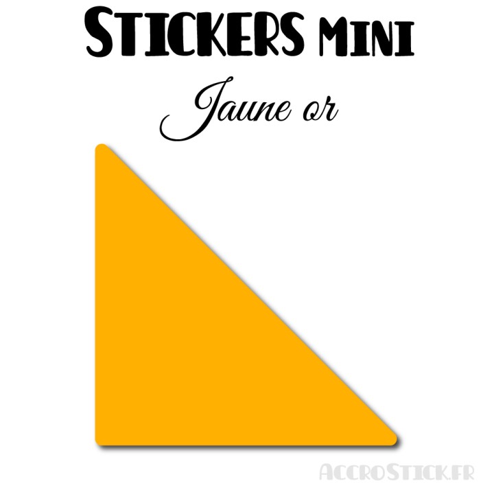 128 Triangles 2.4 cm - Stickers étiquettes gommettes