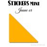 128 Triangles 2.4 cm - Stickers étiquettes gommettes