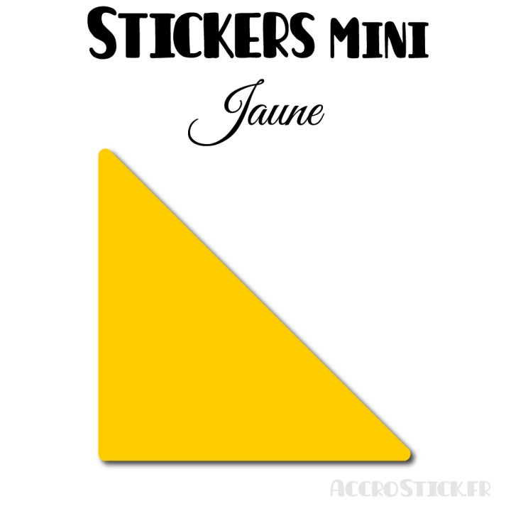 128 Triangles 2.4 cm - Stickers étiquettes gommettes