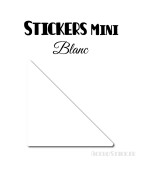 96 Triangles 2.6 cm - Stickers étiquettes gommettes