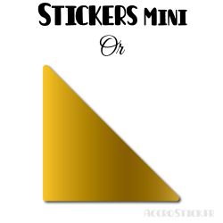 96 Triangles 2.6 cm - Stickers étiquettes gommettes