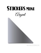 96 Triangles 3 cm - Stickers étiquettes gommettes