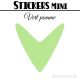 528 Flèches 1 cm - Stickers mini gommettes