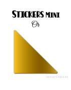96 Triangles 3 cm - Stickers étiquettes gommettes