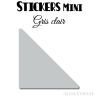 40 Triangles 4 cm - Stickers étiquettes gommettes