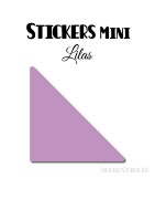 40 Triangles 4 cm - Stickers étiquettes gommettes