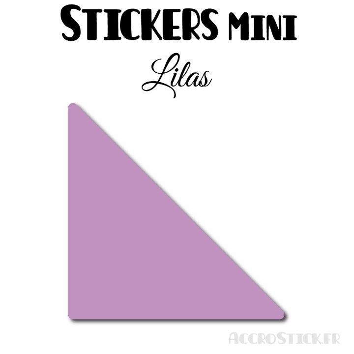40 Triangles 4 cm - Stickers étiquettes gommettes