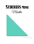 40 Triangles 4 cm - Stickers étiquettes gommettes