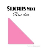 40 Triangles 4 cm - Stickers étiquettes gommettes