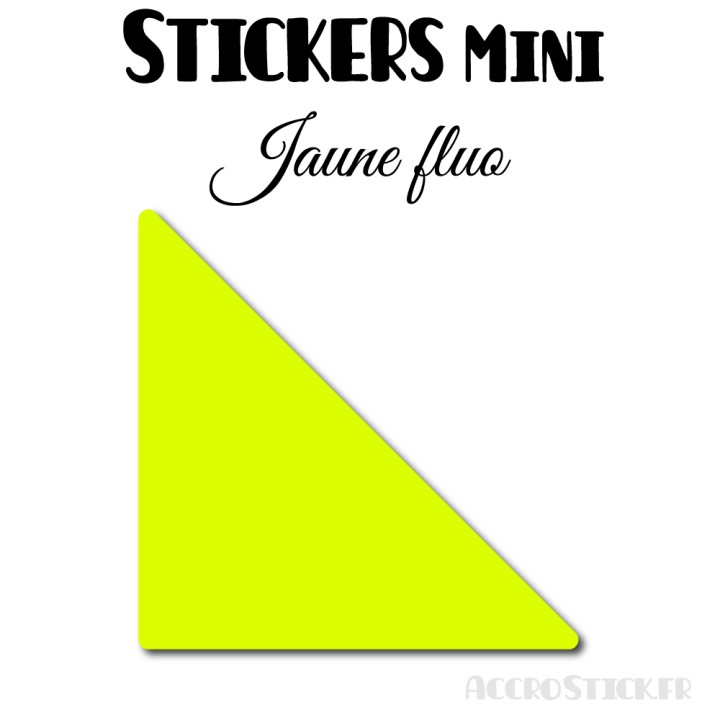 40 Triangles 4 cm - Stickers étiquettes gommettes