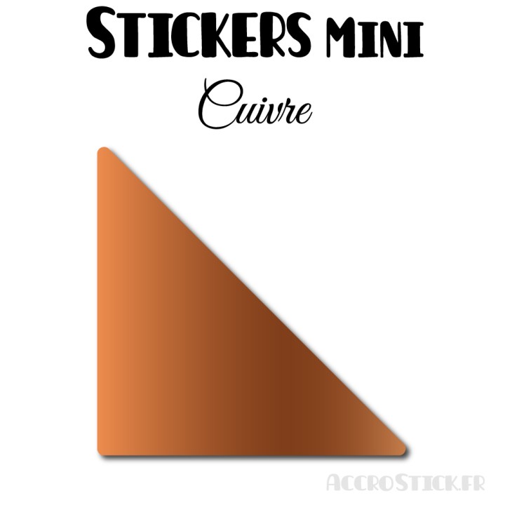 32 Triangles 5 cm - Stickers étiquettes gommettes
