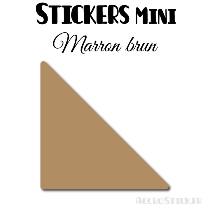 16 Triangles 6 cm - Stickers étiquettes gommettes