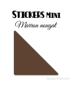 16 Triangles 6 cm - Stickers étiquettes gommettes