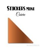 16 Triangles 7 cm - Stickers étiquettes gommettes