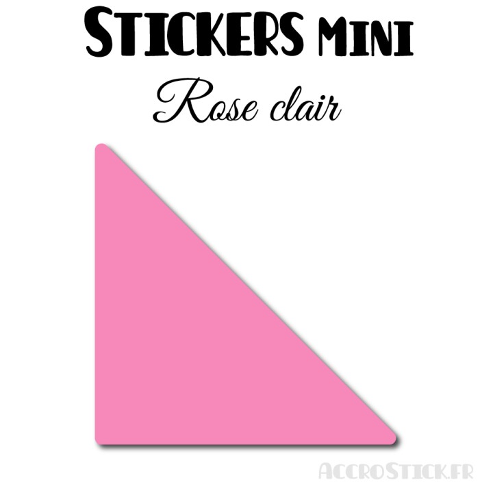 16 Triangles 7 cm - Stickers étiquettes gommettes