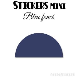 720 Demi Cercle 1 cm - Stickers étiquettes gommettes