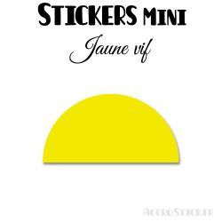 720 Demi Cercle 1 cm - Stickers étiquettes gommettes