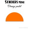 720 Demi Cercle 1 cm - Stickers étiquettes gommettes