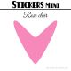 400 Flèches 1,2 cm - Stickers mini gommettes