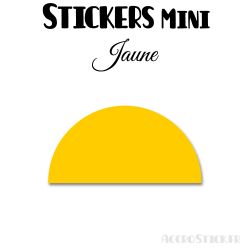 560 Demi Cercle 1.2 cm - Stickers étiquettes gommettes