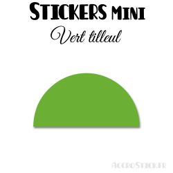 560 Demi Cercle 1.2 cm - Stickers étiquettes gommettes