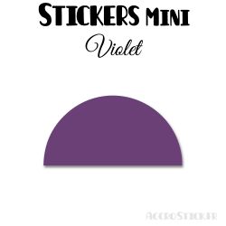 560 Demi Cercle 1.2 cm - Stickers étiquettes gommettes
