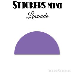 480 Demi Cercle 1.4 cm - Stickers étiquettes gommettes