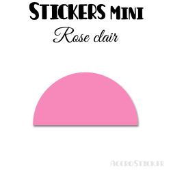 288 Demi Cercle 1.8 cm - Stickers étiquettes gommettes