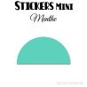 216 Demi Cercle 2 cm - Stickers étiquettes gommettes
