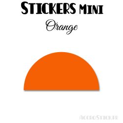 192 Demi Cercle 2.2 cm - Stickers étiquettes gommettes