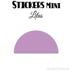 168 Demi Cercle 2.4 cm - Stickers étiquettes gommettes