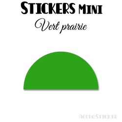 168 Demi Cercle 2.4 cm - Stickers étiquettes gommettes