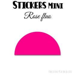 128 Demi Cercle 2.6 cm - Stickers étiquettes gommettes