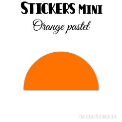 112 Demi Cercle 2.8 cm - Stickers étiquettes gommettes