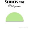 112 Demi Cercle 2.8 cm - Stickers étiquettes gommettes