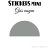 96 Demi Cercle 3 cm - Stickers étiquettes gommettes