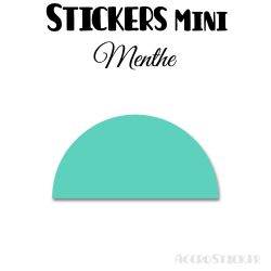 64 Demi Cercle 4 cm - Stickers étiquettes gommettes