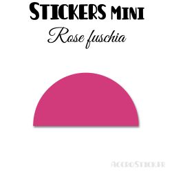 64 Demi Cercle 4 cm - Stickers étiquettes gommettes