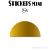 64 Demi Cercle 4 cm - Stickers étiquettes gommettes