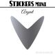 256 Flèches 1,6 cm - Stickers mini gommettes