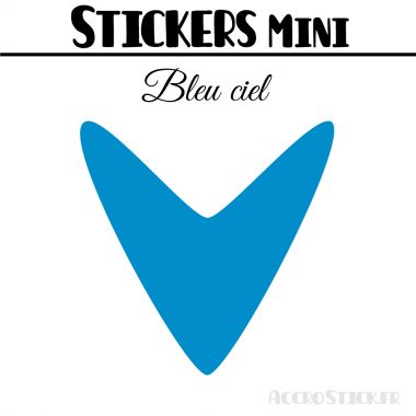 256 Flèches 1,6 cm - Stickers mini gommettes