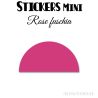 16 Demi Cercle 8 cm - Stickers étiquettes gommettes