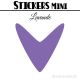 256 Flèches 1,6 cm - Stickers mini gommettes