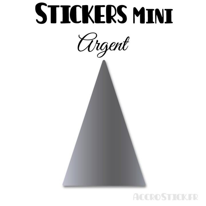 360 Triangles d'or 1 cm - Stickers étiquettes gommettes
